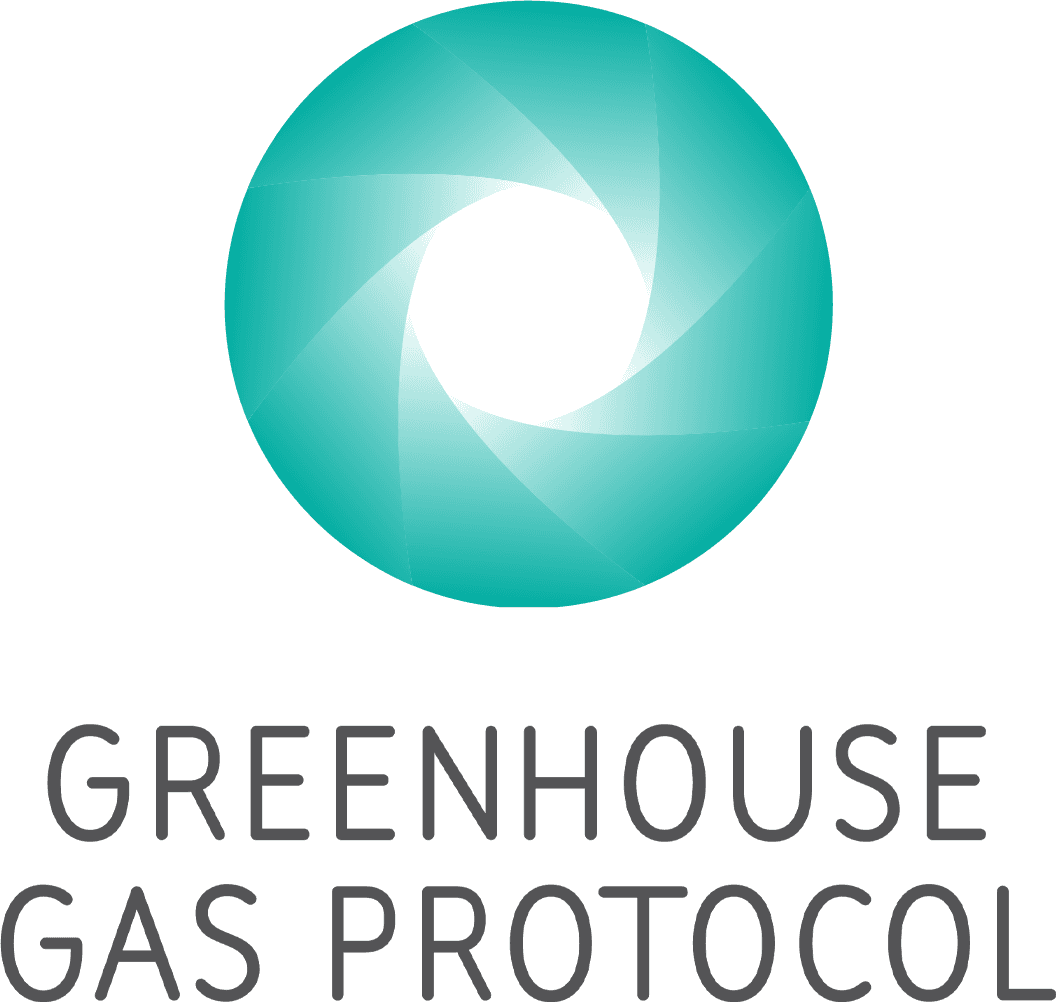 Greenhouse Gas Protocol logo, the world's most widely used greenhouse gas accounting standard