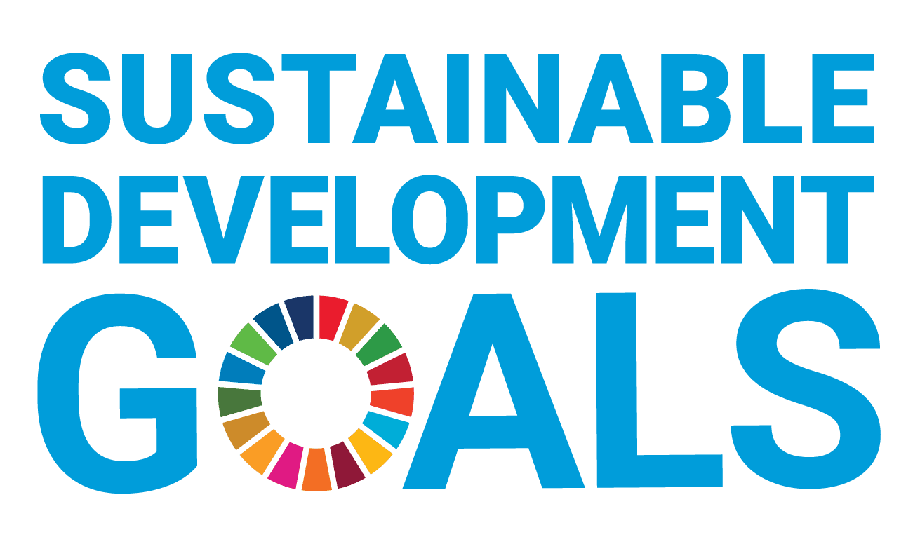 United Nations Sustainable Development Goals colour wheel logo, indicating alignment with the 17 SDGs