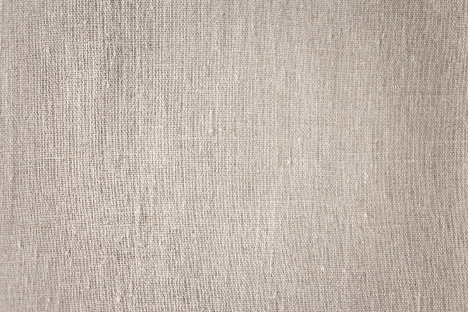 Natural linen weave, raw fibre